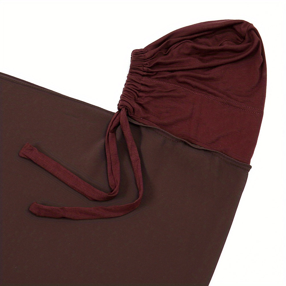 Chiffon Hijab Headgear Turban Cap Scarf Solid Hijab Shawls And Wraps