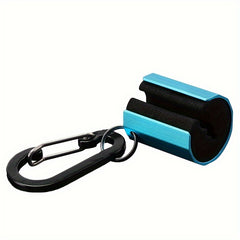 Fishing Rod Clip With Carabiner Aluminum Alloy Rod Clip Accessory