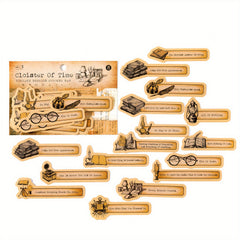 30PCS Vintage Stationery Scrapbooking Stickers