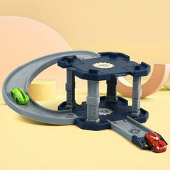 Children's Parking Lot with 2 Mini Cars - DIY Assembly - Ages 3+