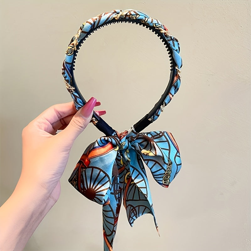 Girls Chain Streamer Hair Hoop Headwear Holiday Party Gift Kids Hair Accessories