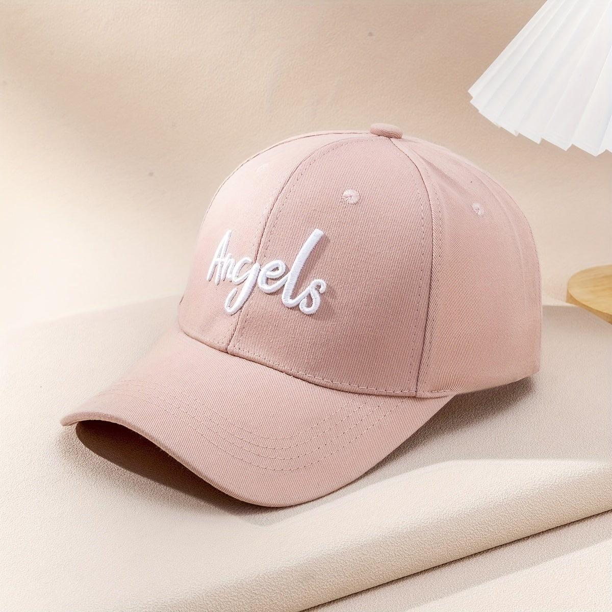 Angles Embroidery Couple Baseball Cap Cotton Casual Sun Hat Unisex