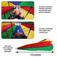 Foldable Sun Protection Waterproof Umbrella Hat