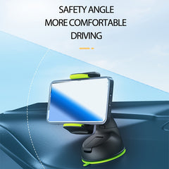 Adjustable Car Phone Holder with Suction Cup and Vent Mounting