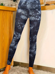 Tie Dye High Waist Leggings Casual Stretchy Leggings Women's Clothing