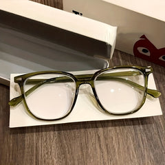 Square Anti Light Glasses For Women Men Students Anti Fatigue Nearsighted