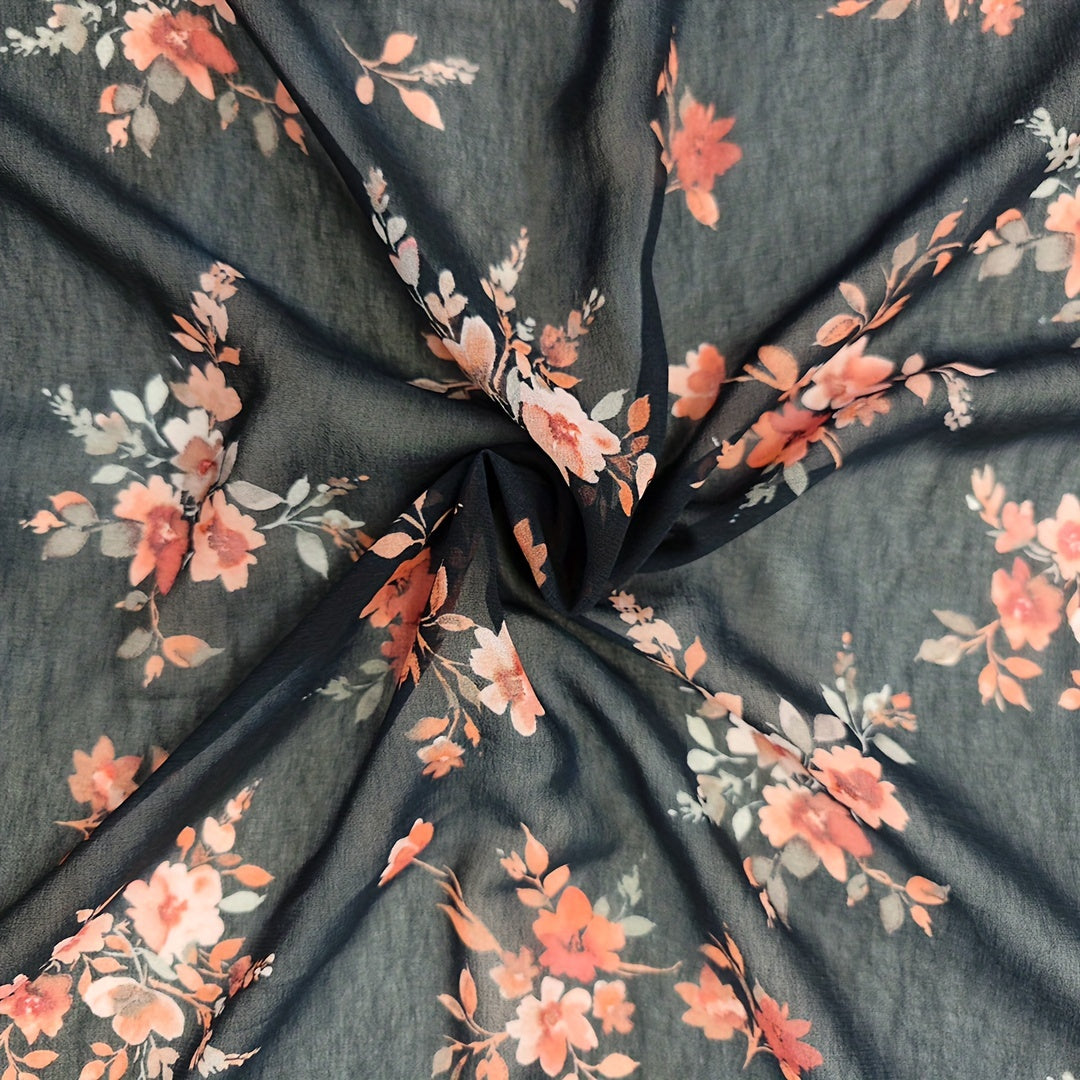 1yd Chiffon Fabric Comfortable Breathable DIY Clothes Pants Dress Manual Cut