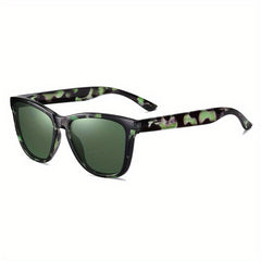 Polarized Men's Square Sunglasses UV400 Protection