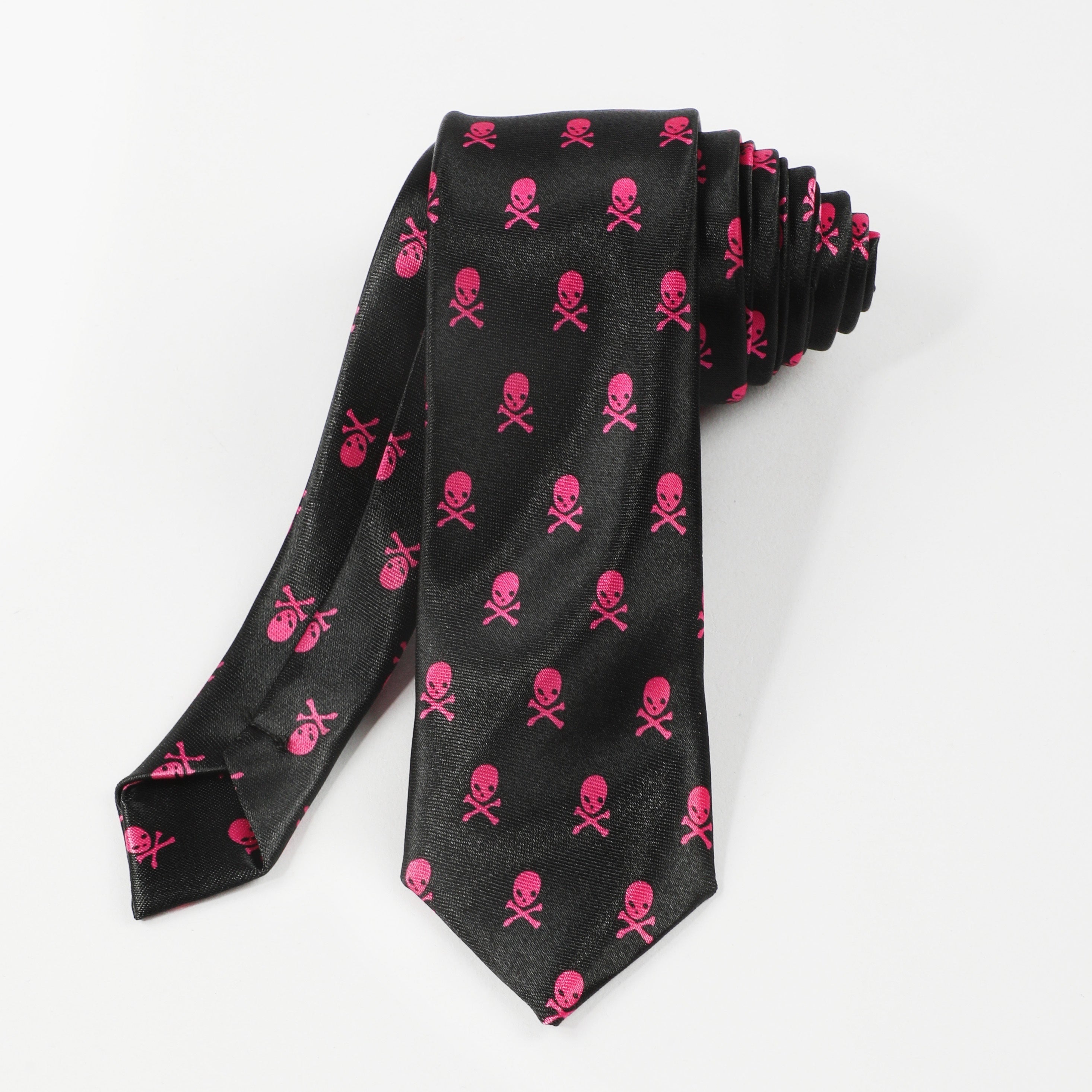 Classic Skull Pattern Tie For Men