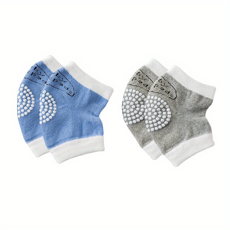 2 Pairs Baby Mesh Knee Pads Crawling Socks 1-3 Years Unisex