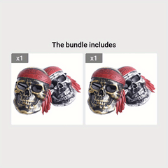 Halloween Makeup Pirate Skull Mask Funny Horror Ghost Face Mask