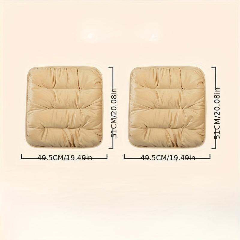 Winter Plush Short Plush Cushion For Car Seat Anti Slip Thermal Insulation