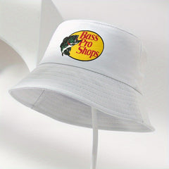 Carp Print Bucket Hat Outdoor Sunshade Fishing Hat
