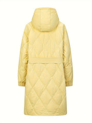 Warm Hooded Down Jacket for Winter Outdoor Sports