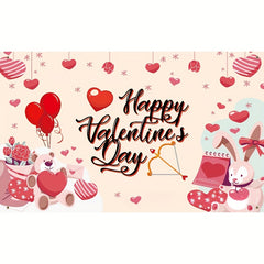 Happy Heart Signs Hanging Backdrop Banner Photo Background Party Decorations