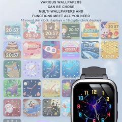 Kids Puzzle Smart Watch HD Touch Screen Camera Music Player Flashlight