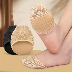 Five Toe Forefoot Pads Anti Pain Summer Insoles Breathable Shock Absorbing Pad
