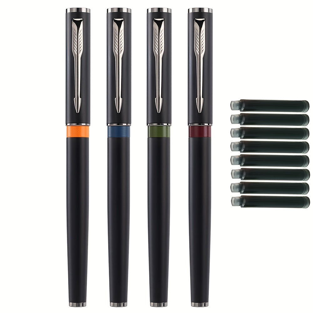 9pcs Fountain Pen Set 1 Pens 8 Ink Sack Ink for Writing Drawing
