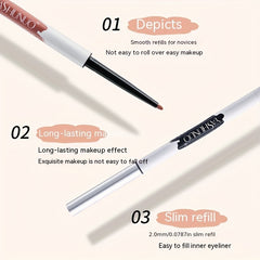 Silky Gel Eyeliner Waterproof Sweat Proof Long Lasting Smudge Proof