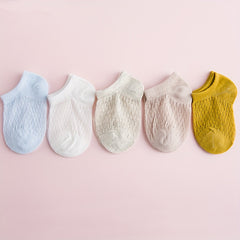 Ice Breathable Baby Socks - 5 Pairs