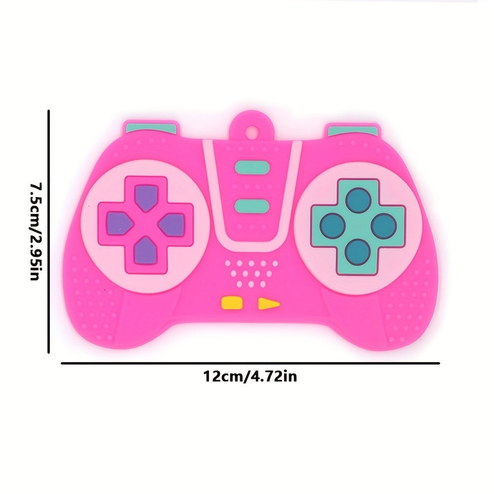 Silicone Teething Toy Game Controller Shape for Babies 6-24 Months