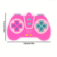Silicone Teething Toy Game Controller Shape for Babies 6-24 Months