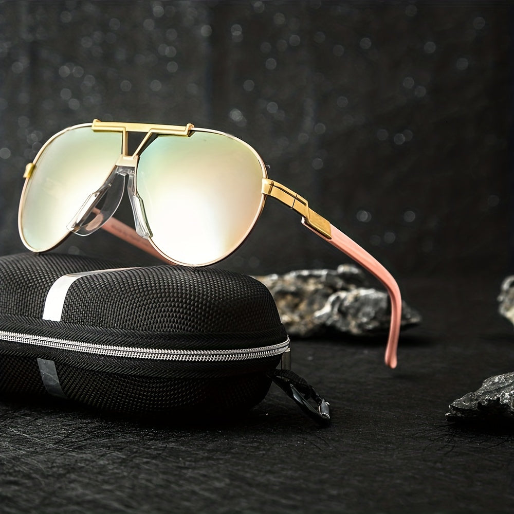 Men's Anti Light Dustproof Sunglasses Casual Steampunk Style