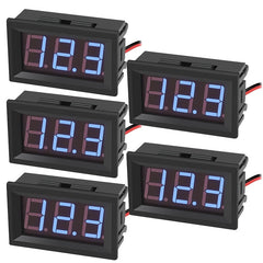 Waterproof DC Voltmeter LED Display 3V-30V Tester