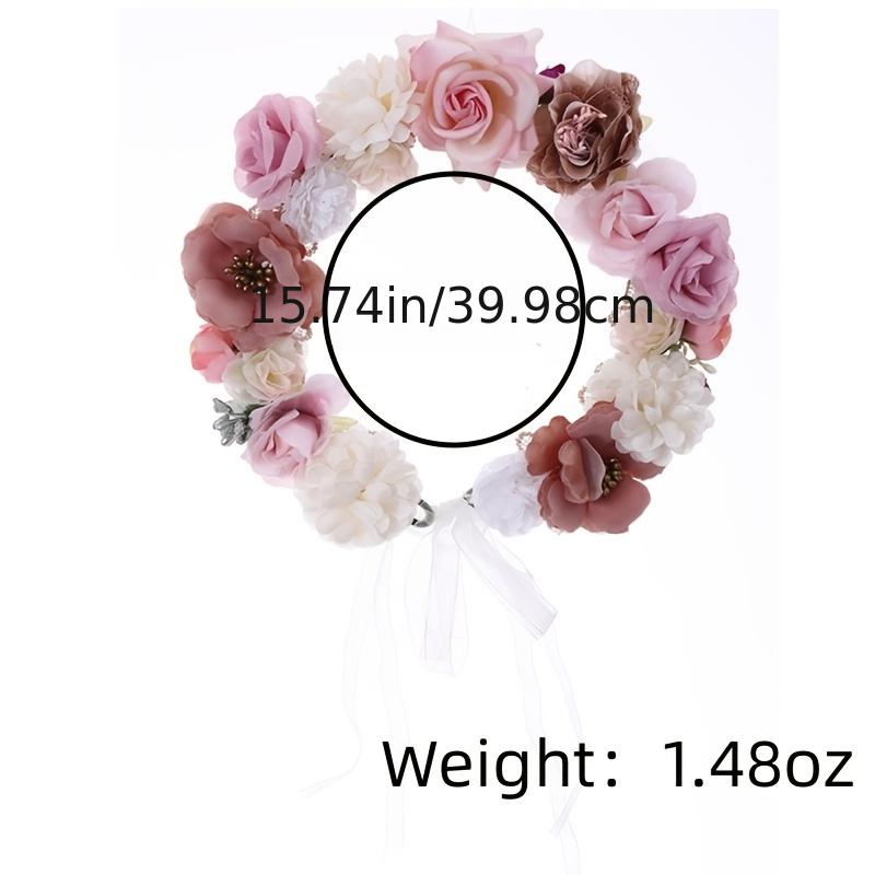 Bridal Flower Headband Crown Tiara Bride Wedding Hair Accessories