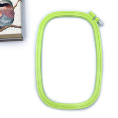 Macaroon Oval Embroidery Hoop ABS Hand Frame