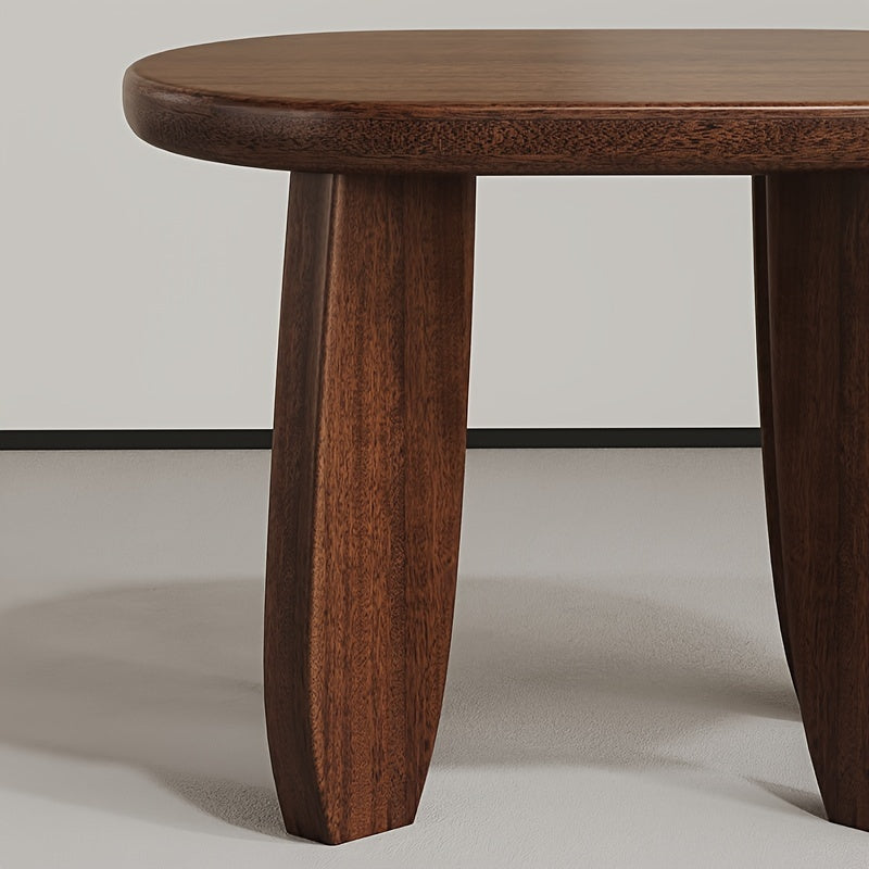 Solid Wood Stool Walnut Shoe Changing Stool Creative Household Small Stool
