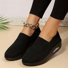 Women's Mesh Sneakers Casual Slip On Shoes Lightweight Low Top
