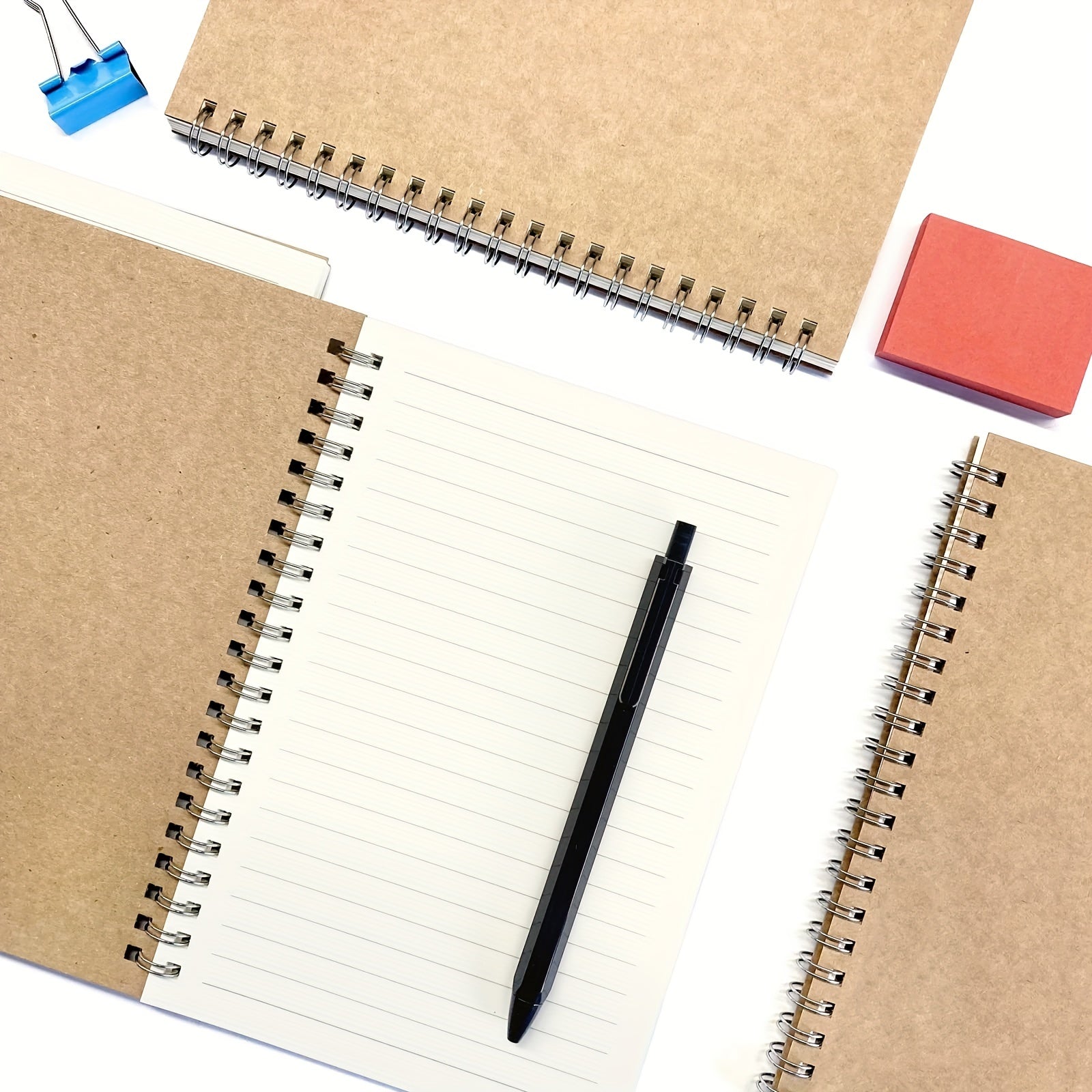 College Notebook Soft Yellow Cover Spiral Notebook Memo Notepad Sketchbook