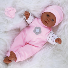 16 in. African American Doll with Clothes