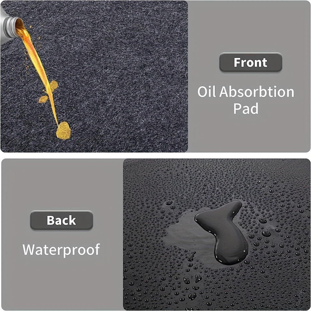 Durable Area Rug Garage Mat Under Car Hand Washable Carpet spill Mat
