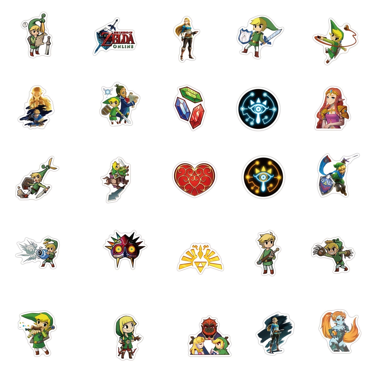 50pcs Cartoon Anime Waterproof Stickers DIY Creative Toys Laptop Skateboa