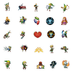 50pcs Cartoon Anime Waterproof Stickers DIY Creative Toys Laptop Skateboa