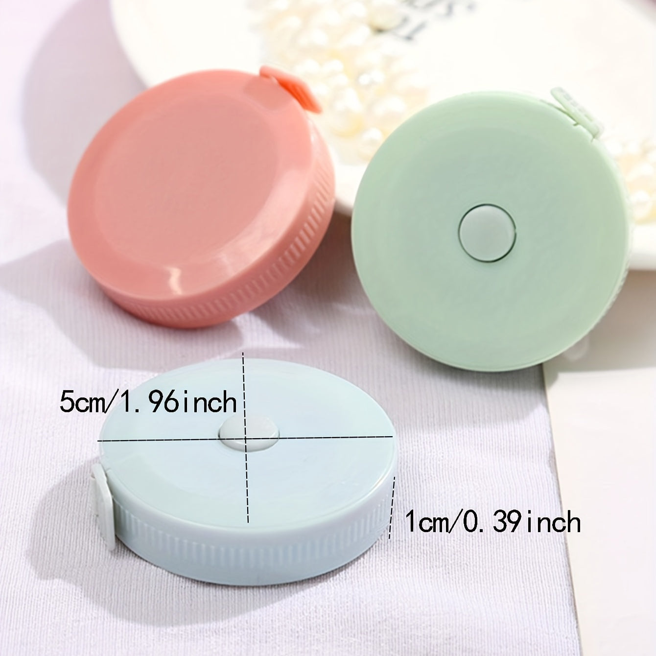 Portable Round Tape Measure for Home or Office - 1pc