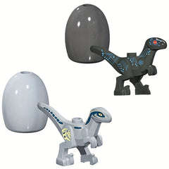 2pcs Dinosaur Block Set - Fun Mini Dinosaur Egg Building Block Toys
