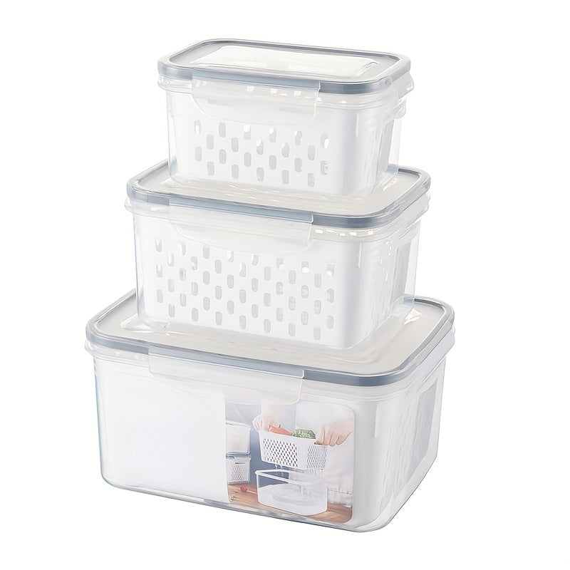 Refrigerator Storage Fresh Box Fridge Organizer Vegetable Fruit Boxes
