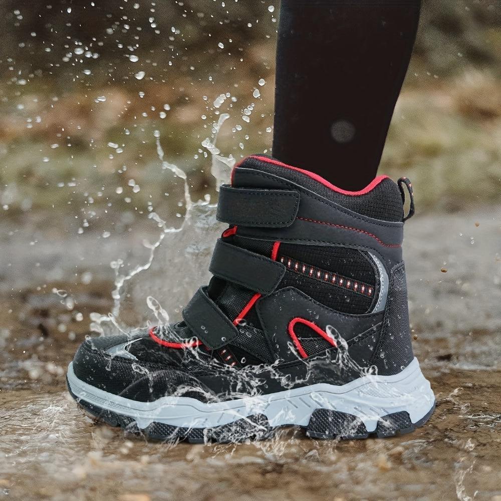 Kids Snow Boots Winter Walking Boots Outdoor Non Slip Climbing Shoes
