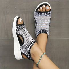 Women's Summer Flat Sandals One Buckle Outdoor Sandals