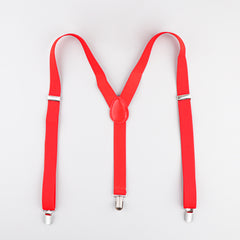 Adjustable 1" Wide Y Shape Suspenders for Men