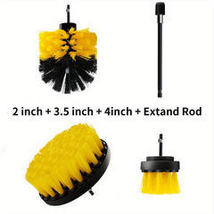 22pcs Drill Brush Attachment Set for Grouted Floor Cleaning