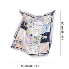 Floral Silk Blend Square Scarf Head Wrap