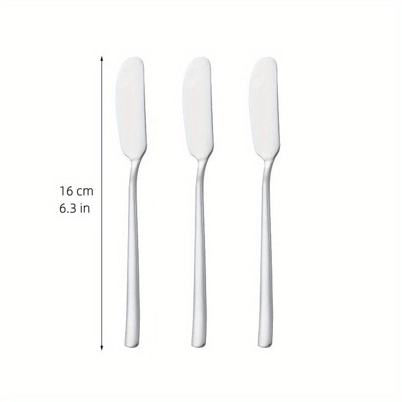 3pcs Stainless Steel Butter Cheese Spatula Cutter Spreader