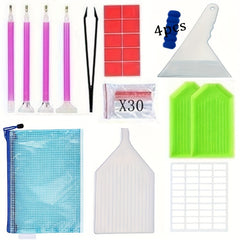 Diamond Painting Kit Accessories Tools 127pcs