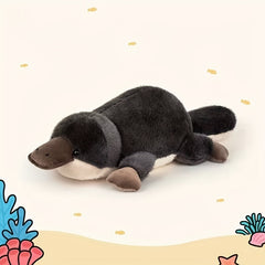 Dark Gray Plush Animal Soft Toy for Sofa & Bedroom Decor