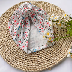 Spring Floral Striped Pullover Baby Hat