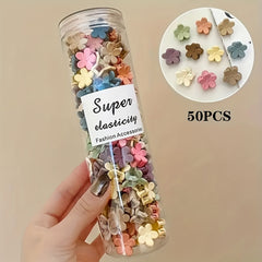 50pcs Small Flower Hair Clip Princess Hairpin Hair Accessories